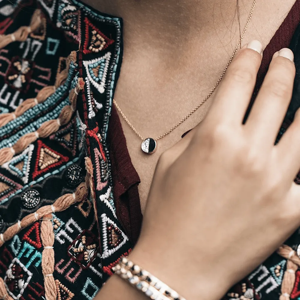 Under the Perfect Moon Pendant - Quarter Moon sold by Marrow Fine product image thumbnail 2