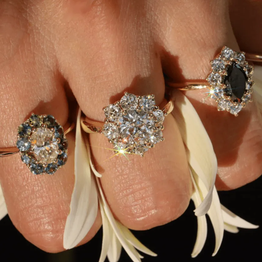 1.84ct Old Euro Petals Ring sold by Marrow Fine product image thumbnail 3