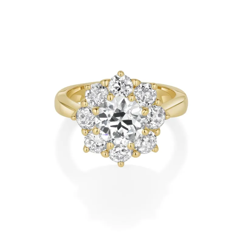 1.84ct Old Euro Petals Ring sold by Marrow Fine