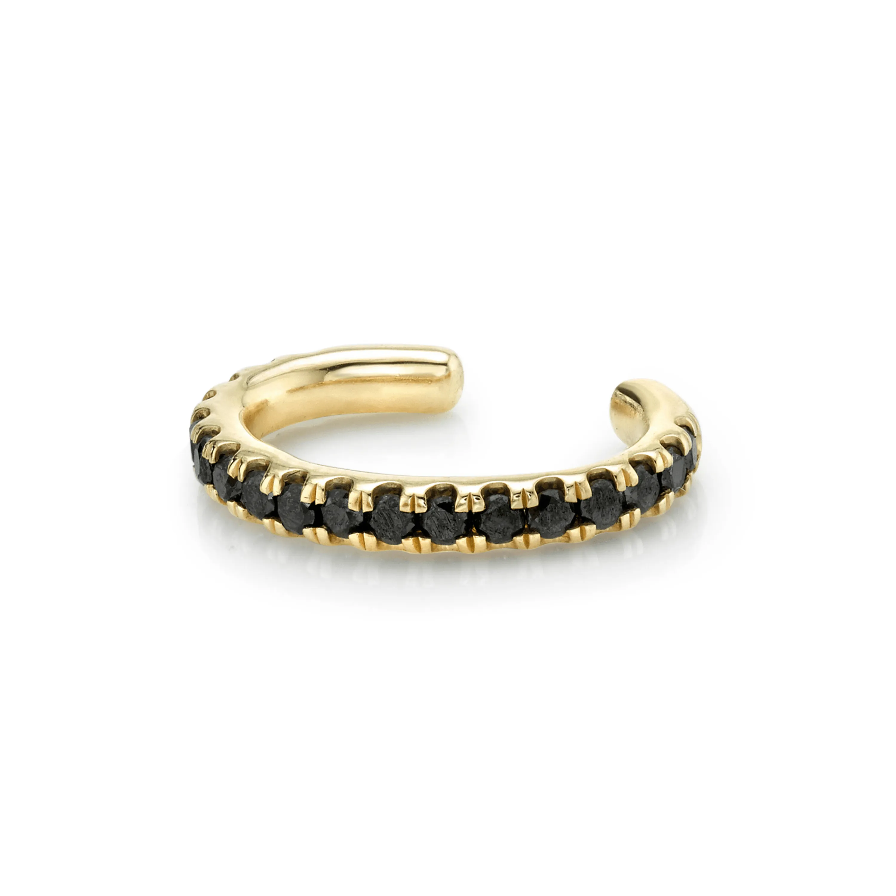 Black Diamond Pavé Ear Cuff sold by Marrow Fine product image thumbnail 2