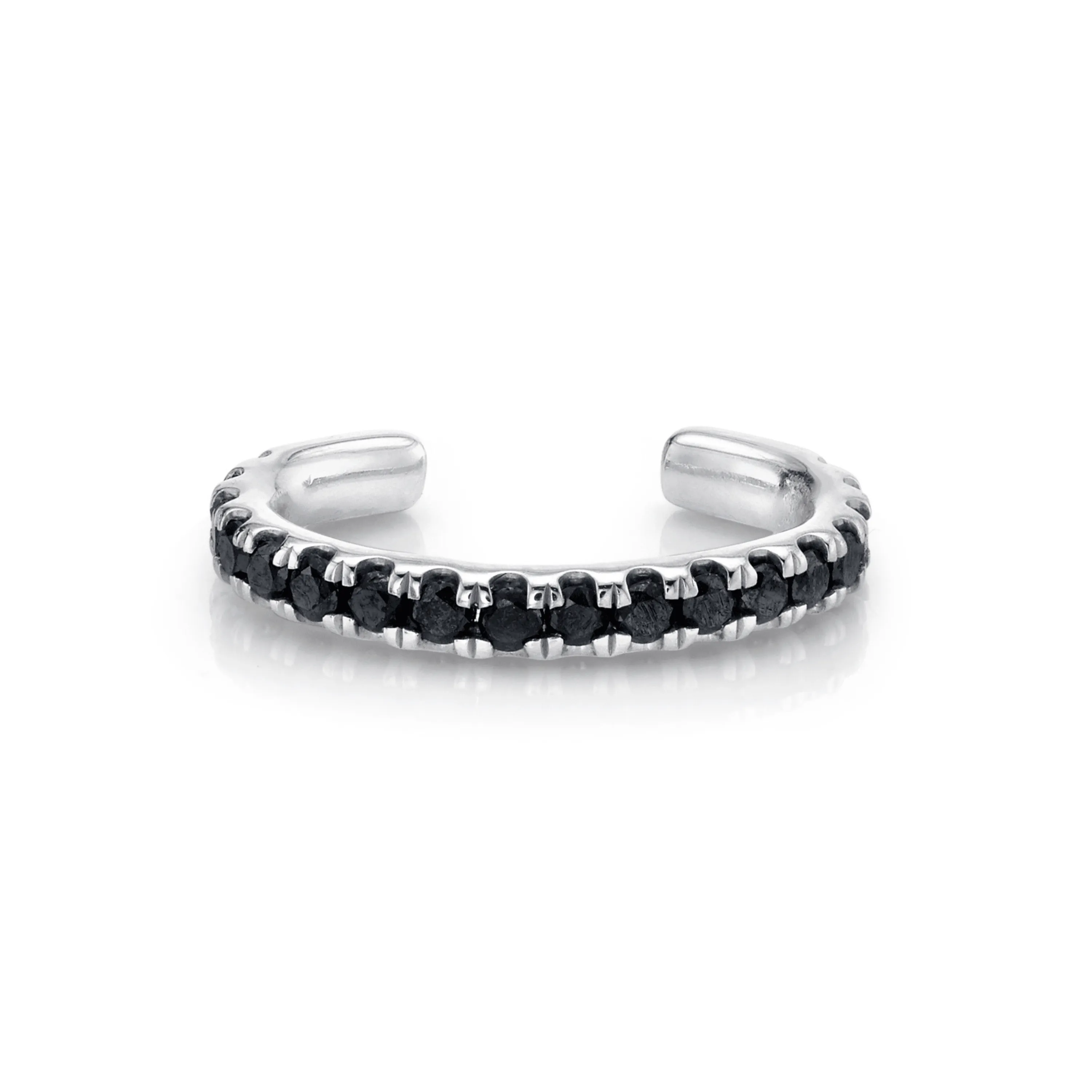 Black Diamond Pavé Ear Cuff sold by Marrow Fine product image thumbnail 3