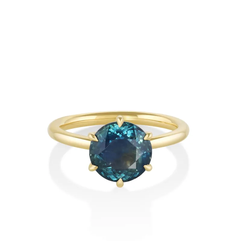 3.18ct Montana Sapphire Camille Solitaire sold by Marrow Fine