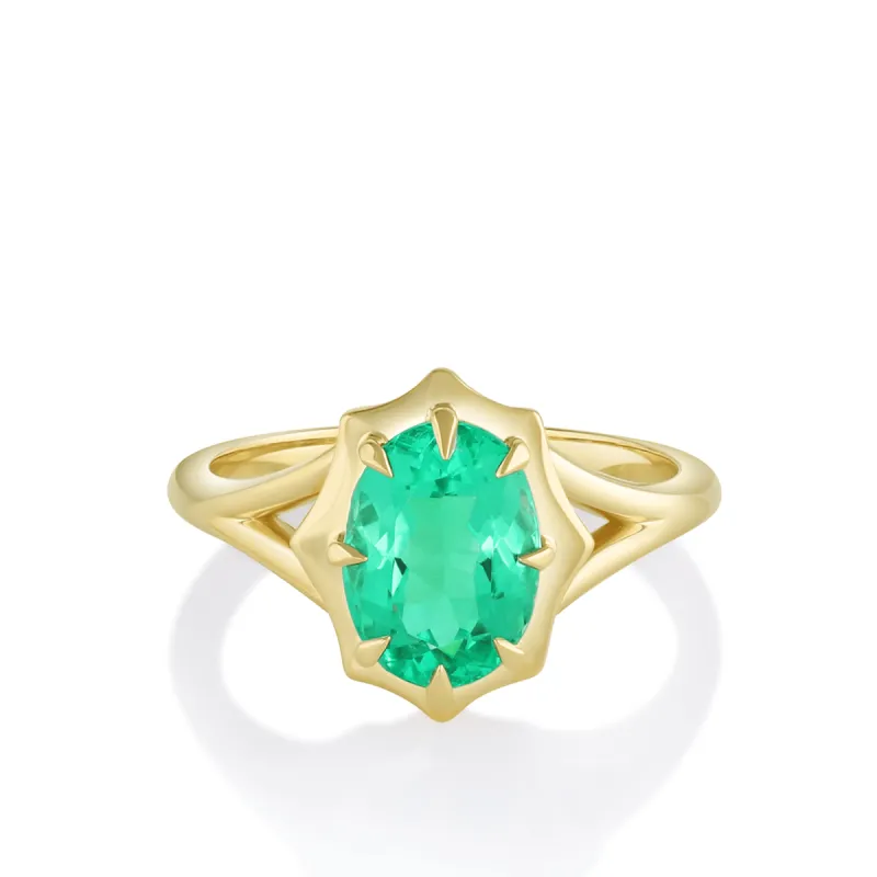 1.87ct Emerald French Mirror Ring sold by Marrow Fine