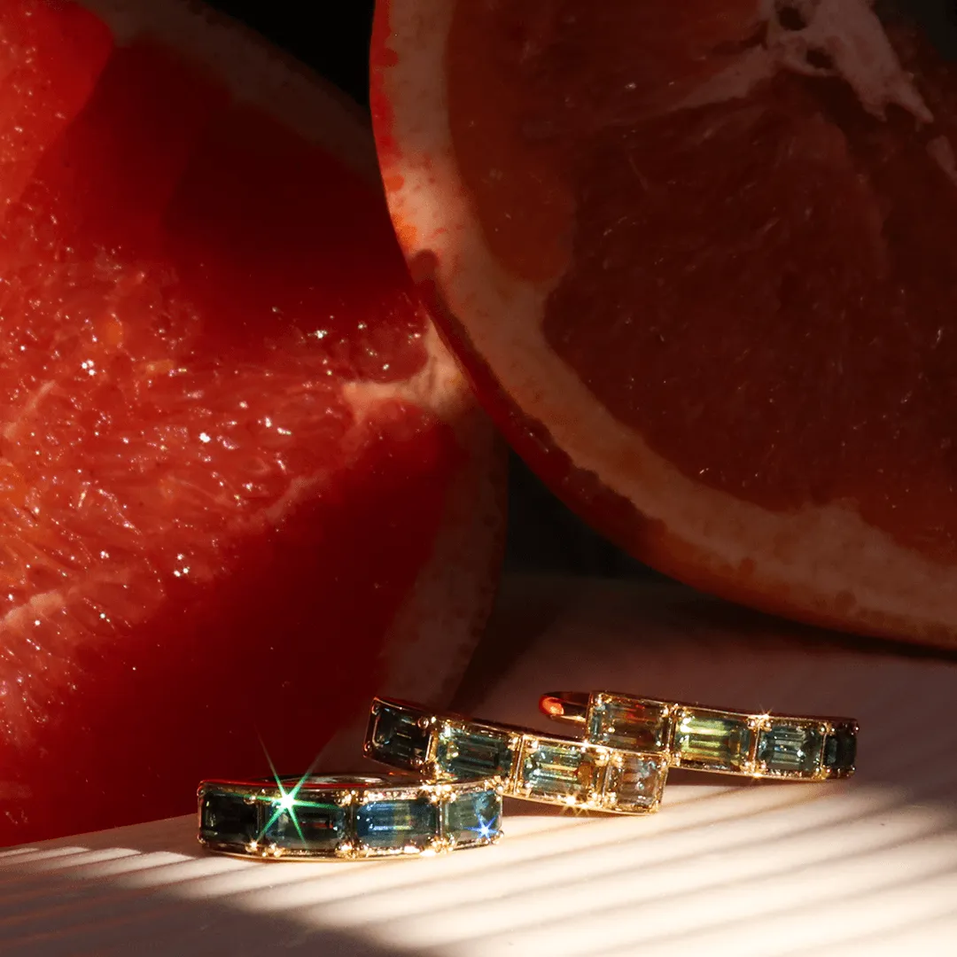 1.44ct Bi-Color Sapphire Maxine Stacking Ring sold by Marrow Fine product image thumbnail 3