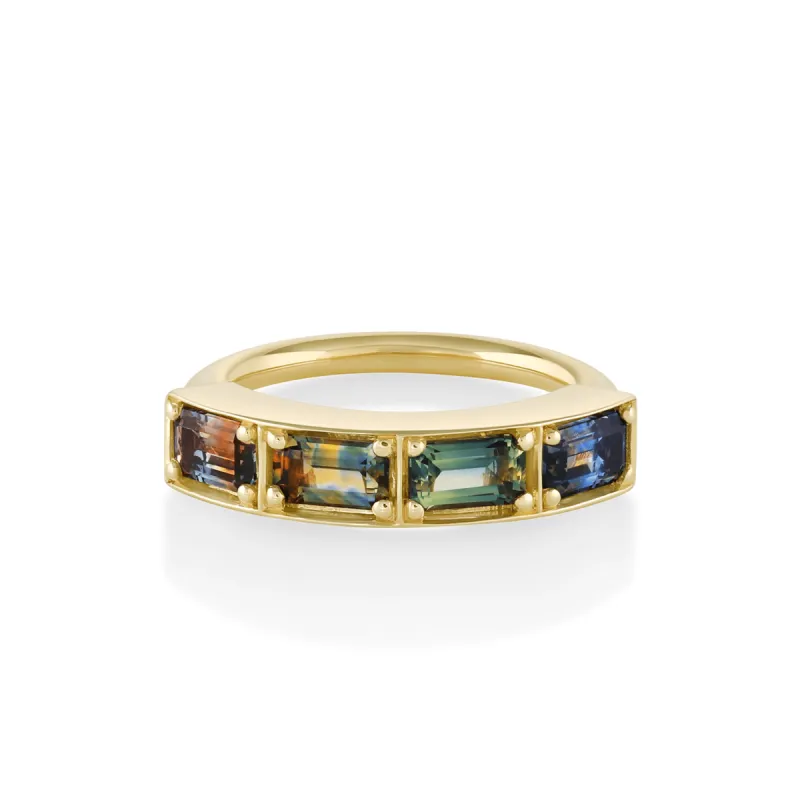 1.44ct Bi-Color Sapphire Maxine Stacking Ring sold by Marrow Fine