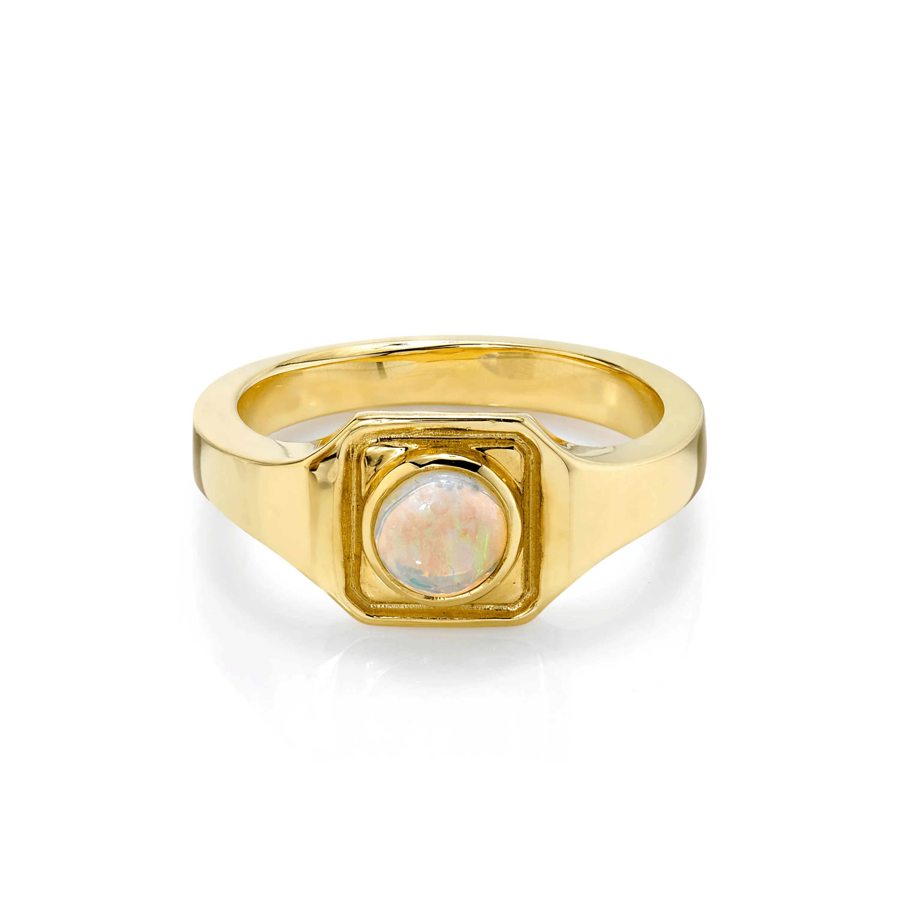 Opal Boyfriend Signet Ring sold by Marrow Fine