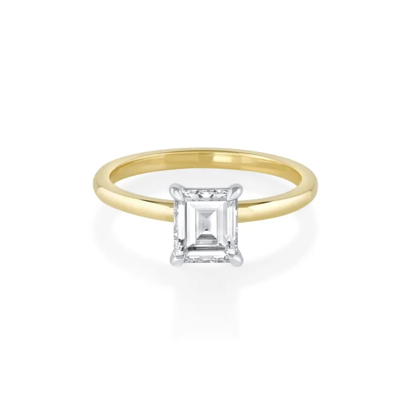 1.04ct Step Cut Baguette Diamond Ring sold by Marrow Fine