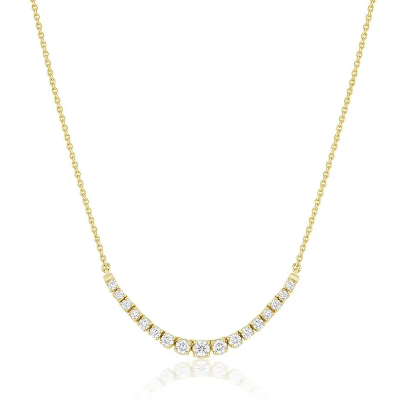 Naomi White Diamond Graduated Necklace sold by Marrow Fine