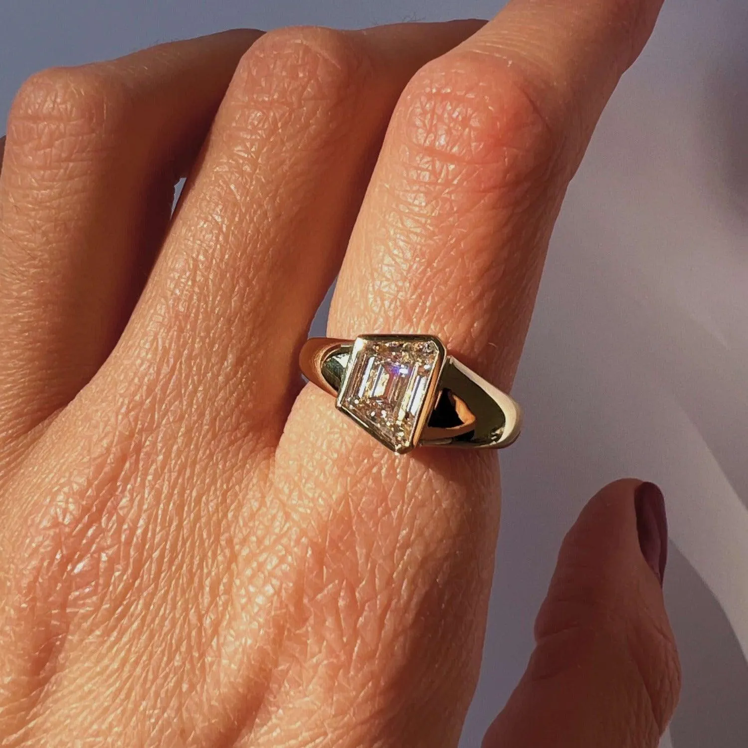 1.57ct Trapezoid Cigar Band sold by Marrow Fine product image thumbnail 3