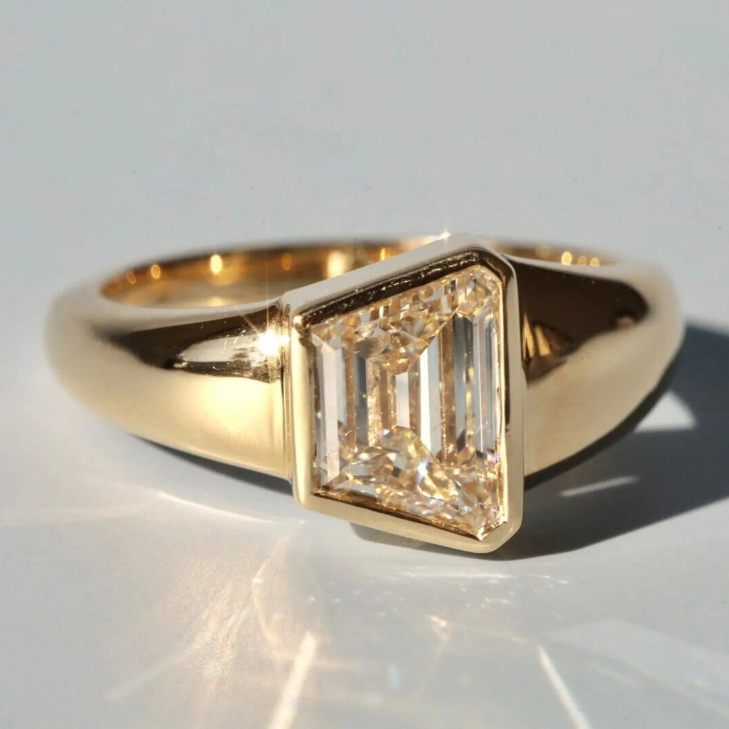 1.57ct Trapezoid Cigar Band sold by Marrow Fine product image thumbnail 2