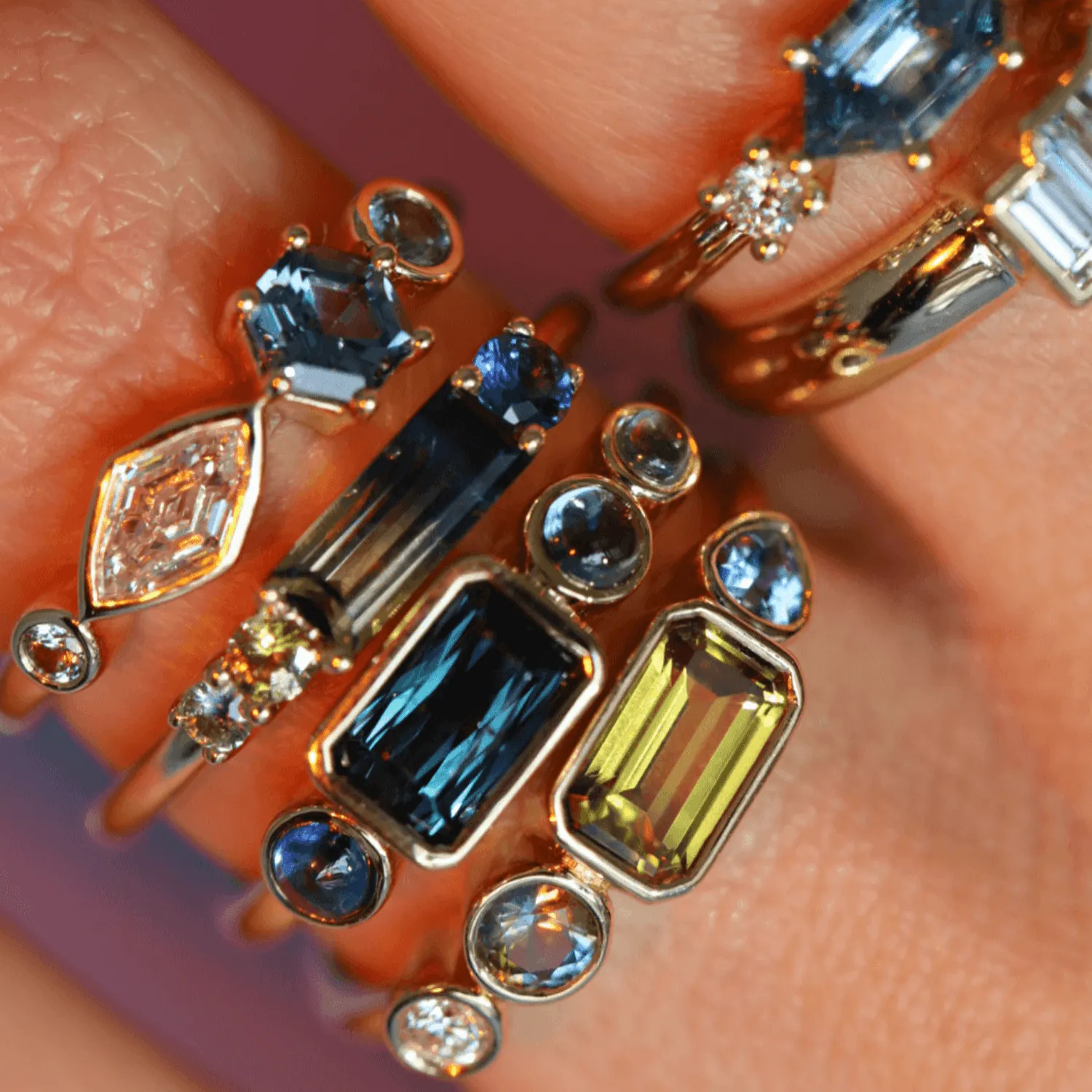 1.06ct Tourmaline Linear Band sold by Marrow Fine product image thumbnail 5