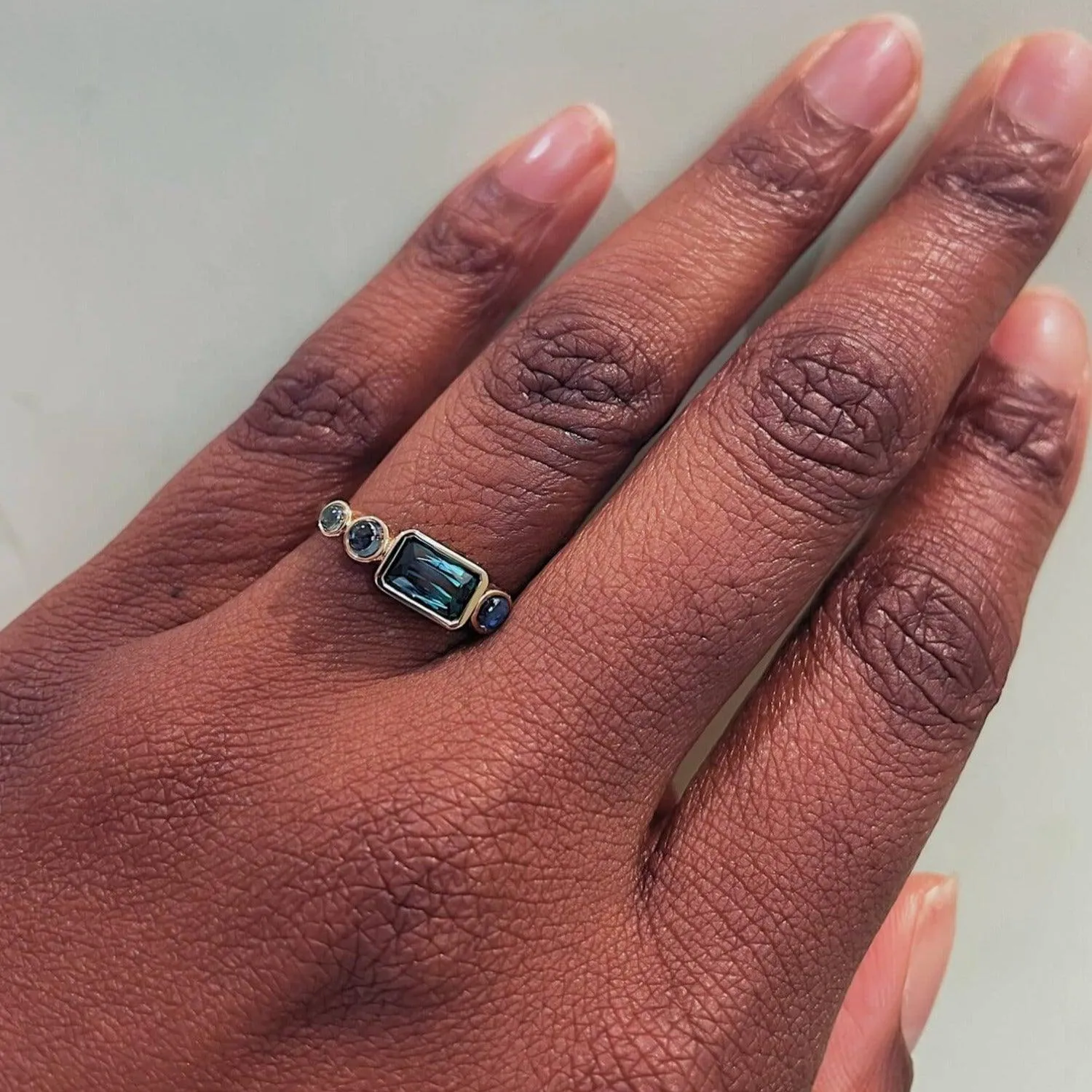 1.06ct Tourmaline Linear Band sold by Marrow Fine product image thumbnail 2