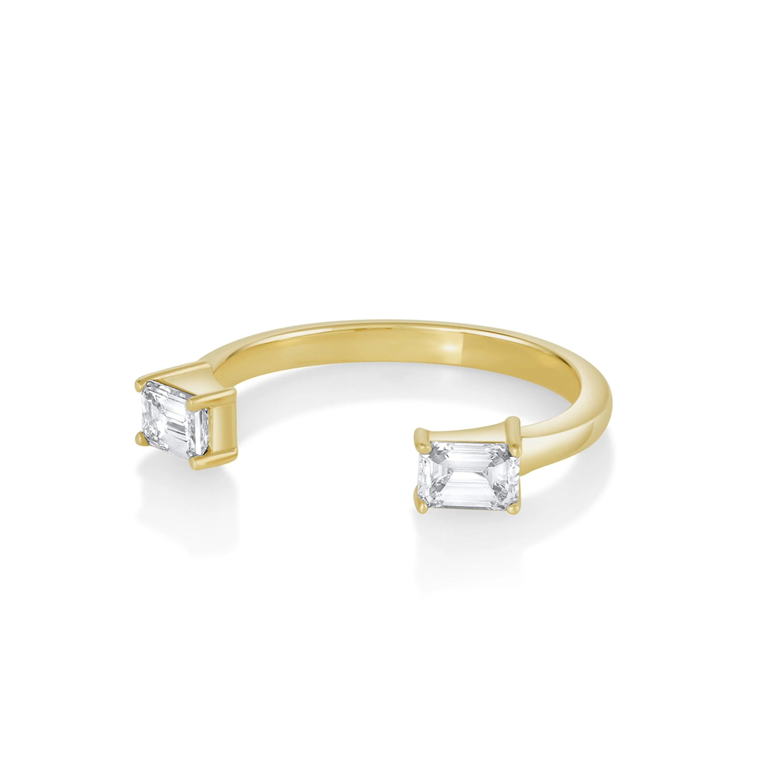 White Diamond Thea Open Shank Band sold by Marrow Fine product image thumbnail 3