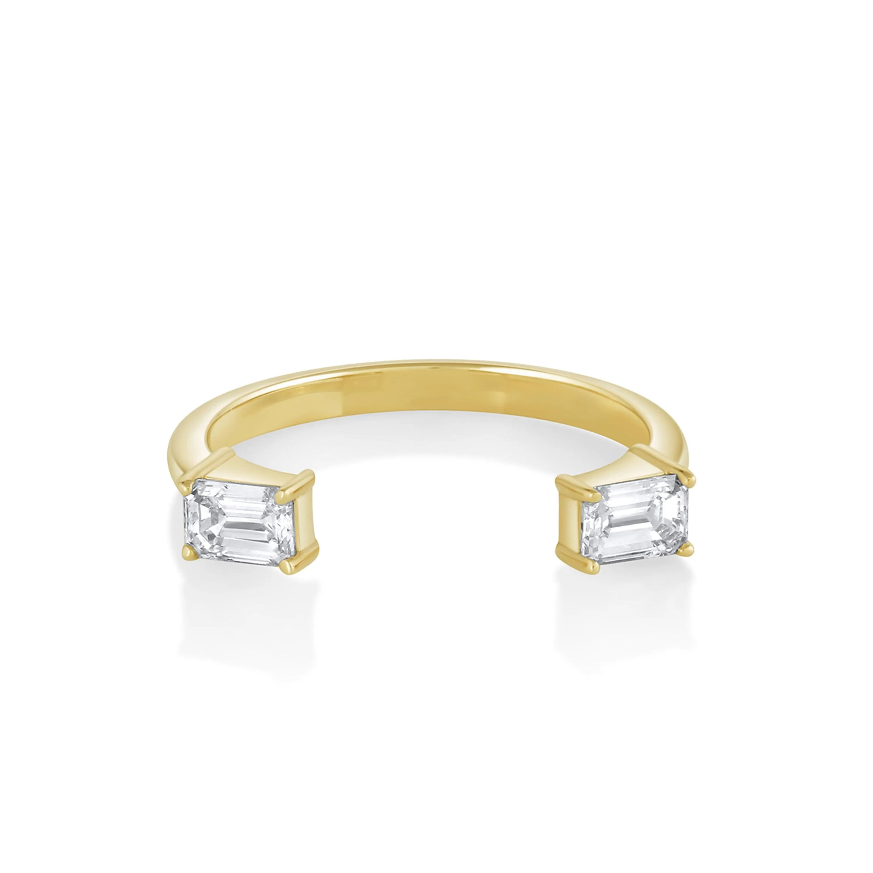 White Diamond Thea Open Shank Band sold by Marrow Fine