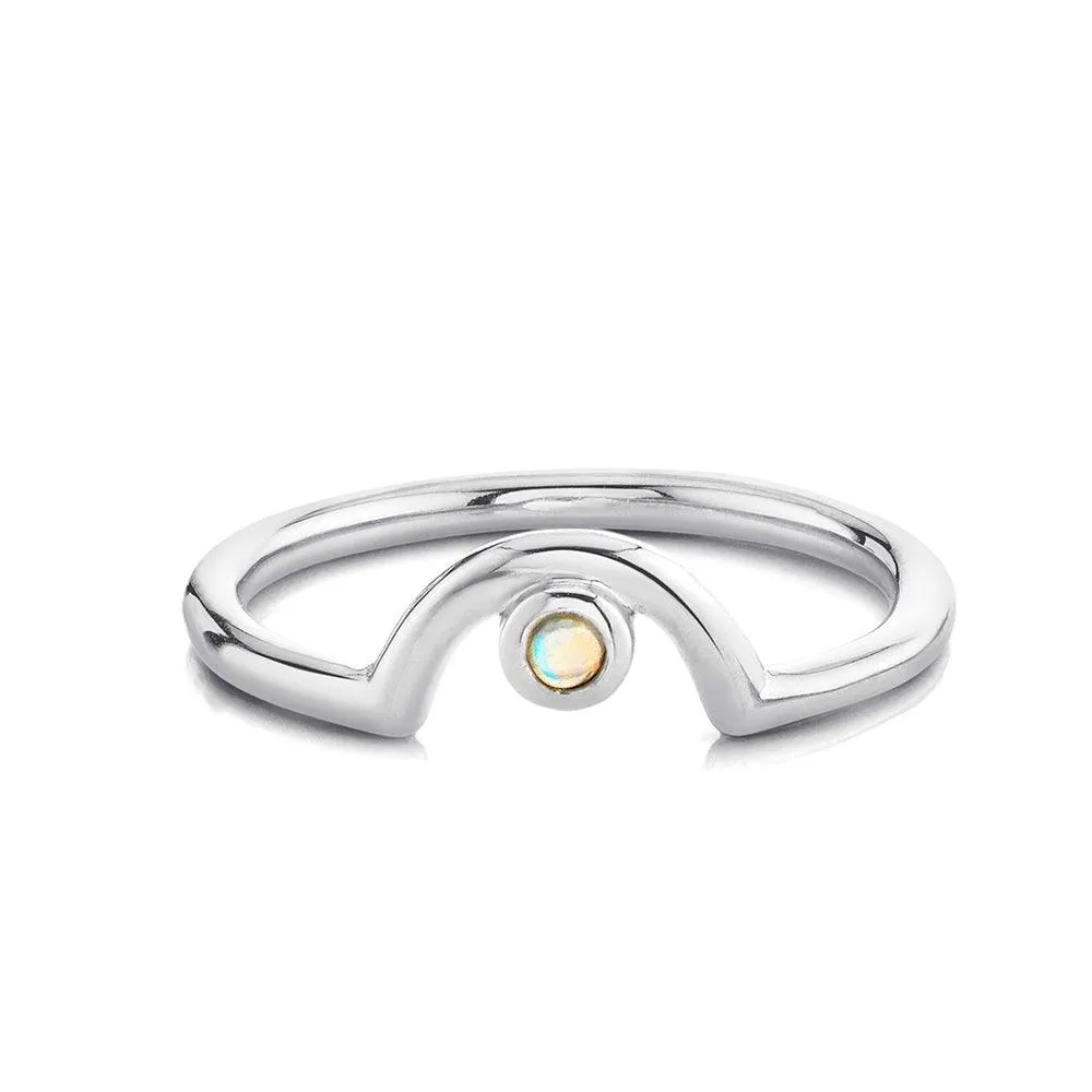 Opal Arch Band - October sold by Marrow Fine product image thumbnail 3