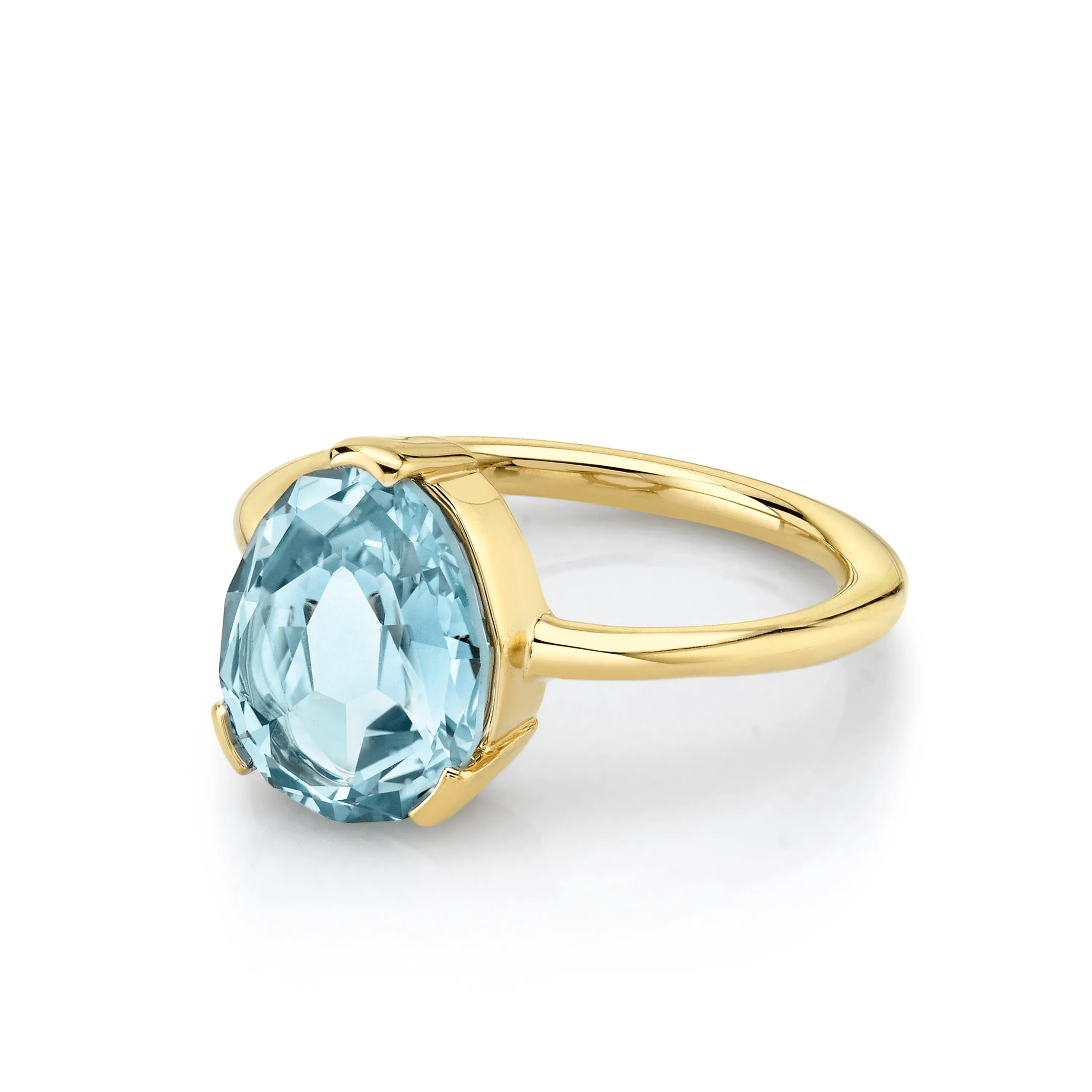 3.55ct Blue Sapphire Solitaire Engagement Ring sold by Marrow Fine product image thumbnail 2