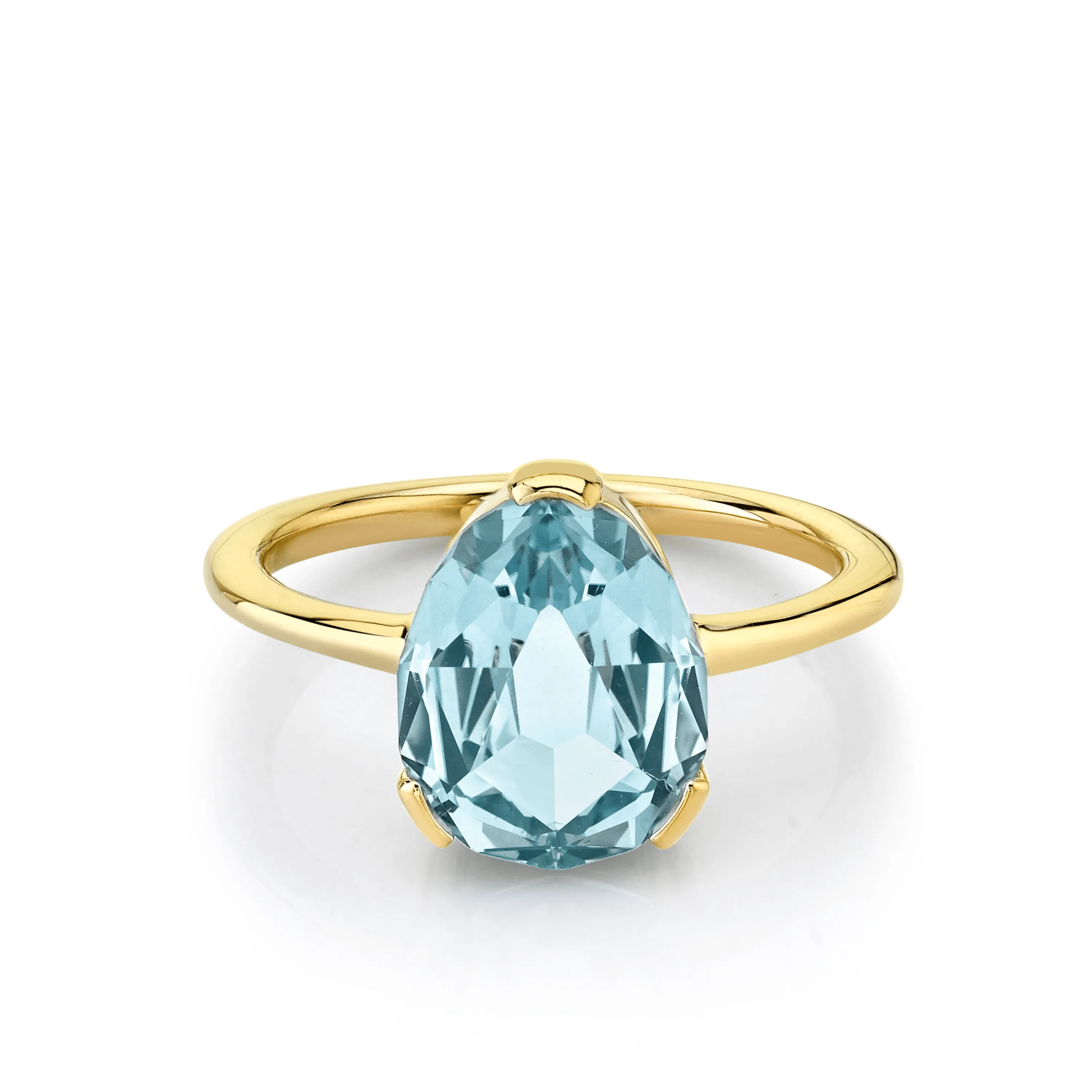 3.55ct Blue Sapphire Solitaire Engagement Ring sold by Marrow Fine