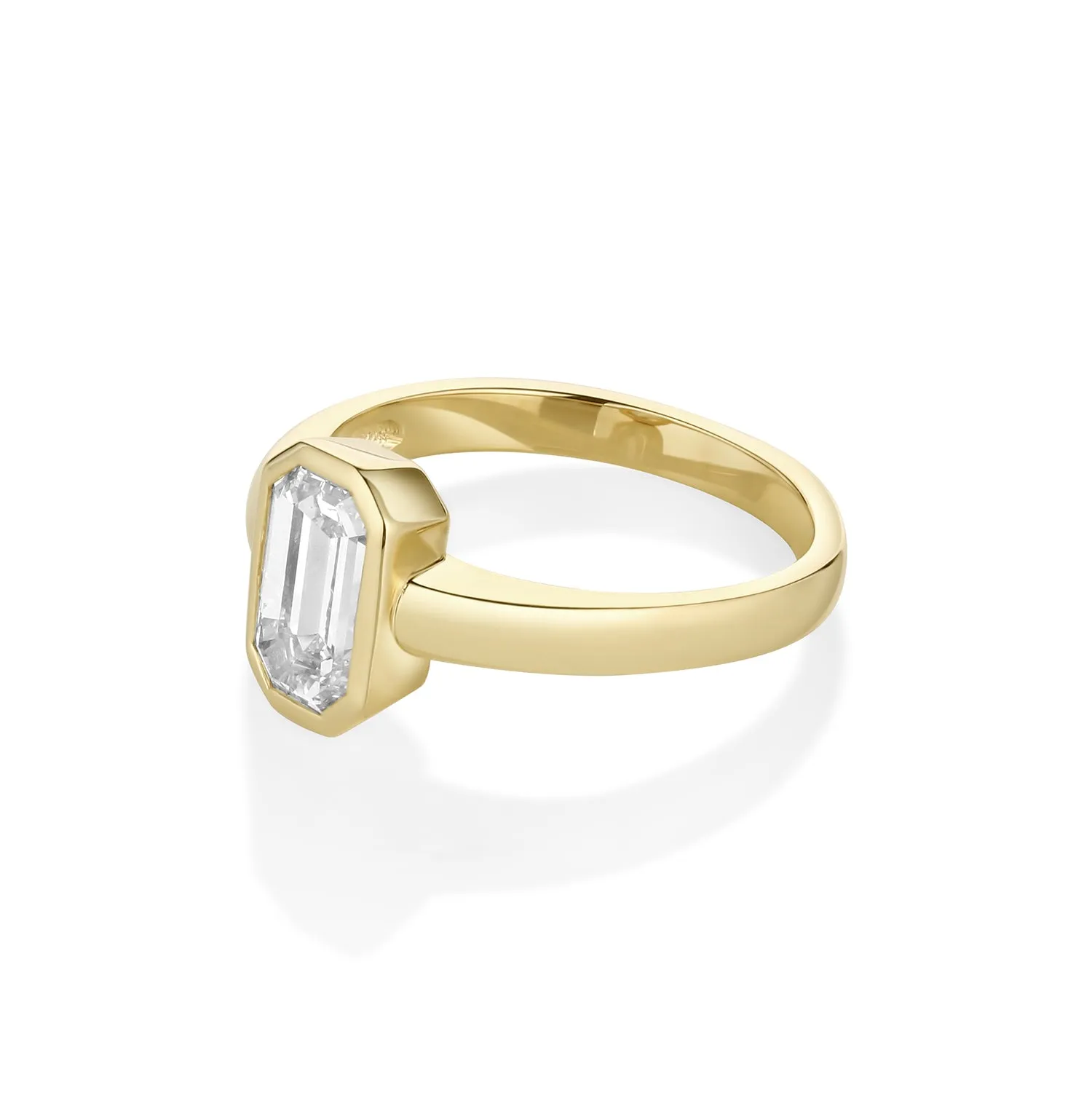 1.54ct Emerald Cut Diamond Ring sold by Marrow Fine product image thumbnail 3