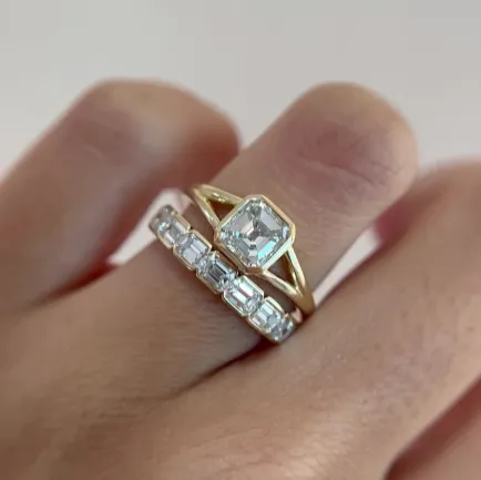 1.13ct Emerald Cut Diamond Colette sold by Marrow Fine product image thumbnail 2