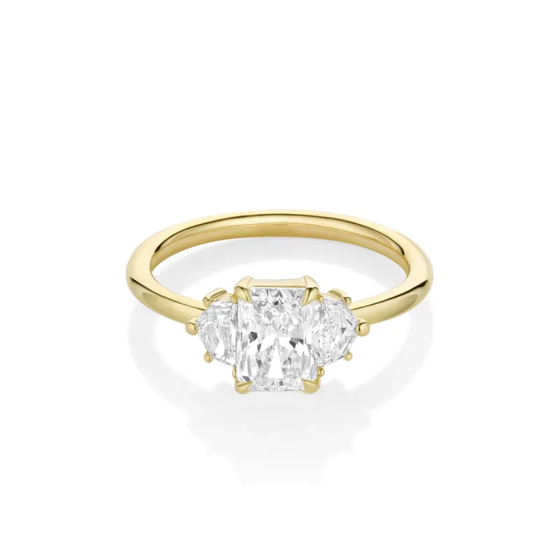 1.09ct Radiant Diamond Band & 0.28tcw Cadillac Diamond Ring sold by Marrow Fine