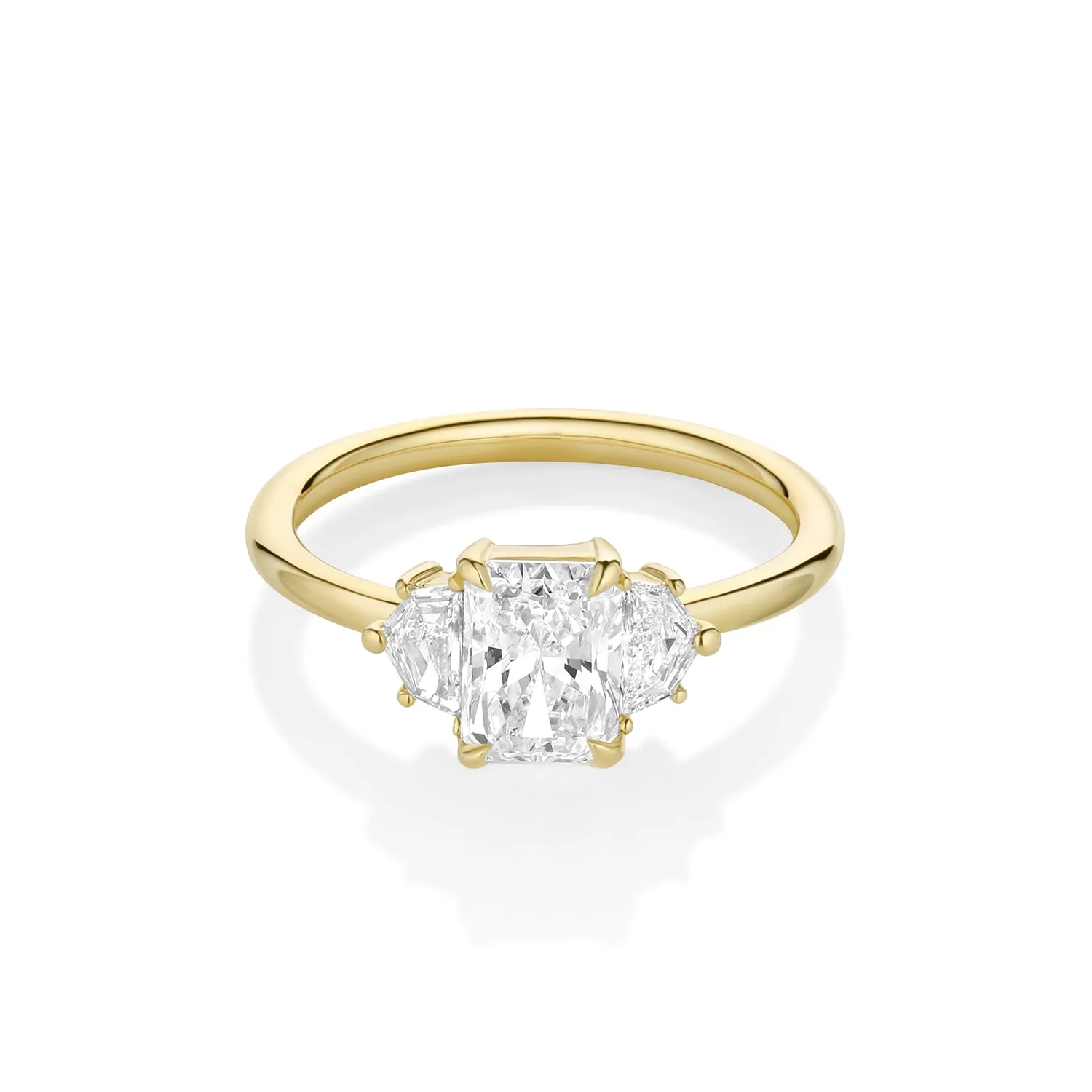 1.09ct Radiant Diamond Band & 0.28tcw Cadillac Diamond Ring sold by Marrow Fine