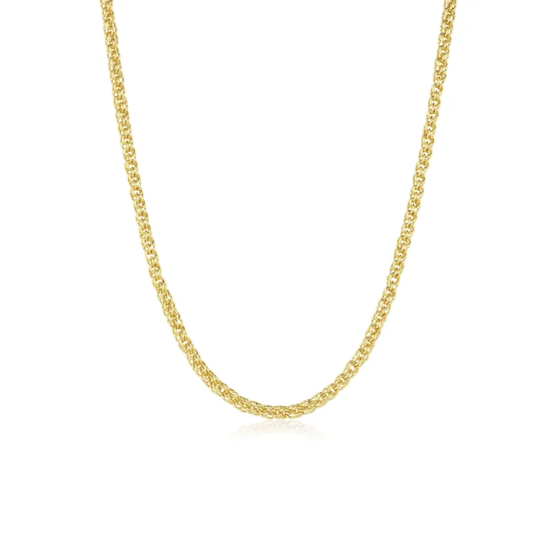 3.5mm Double Link Chain sold by Marrow Fine