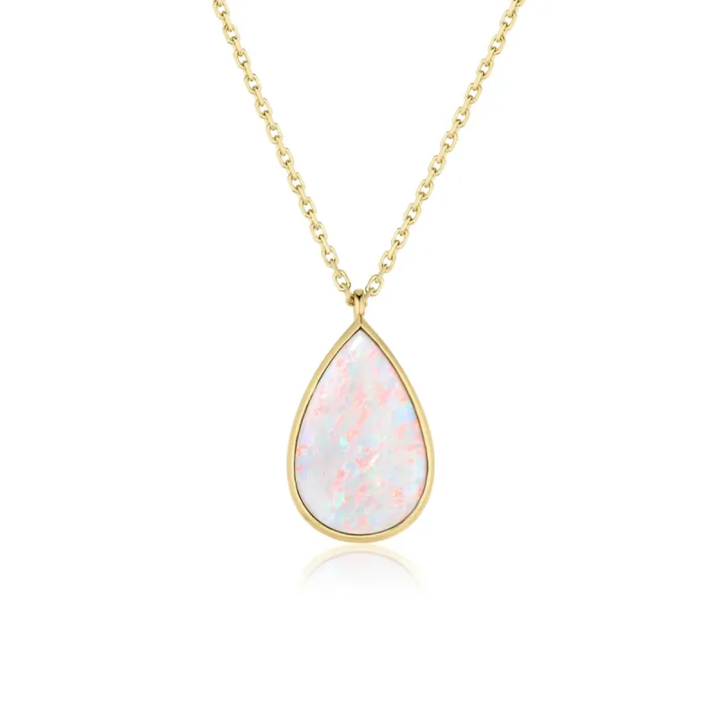3.39ct Australian Opal Necklace sold by Marrow Fine