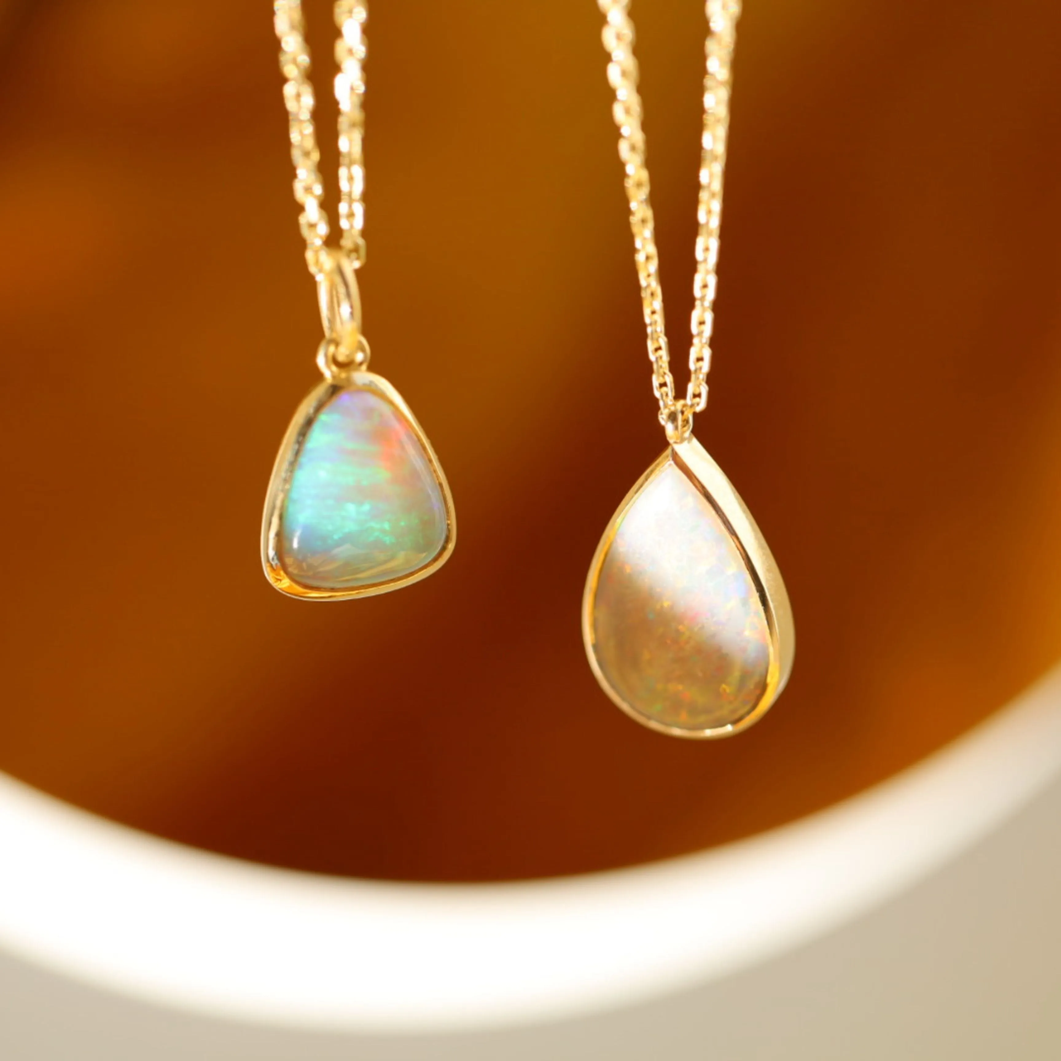3.39ct Australian Opal Necklace sold by Marrow Fine product image thumbnail 3