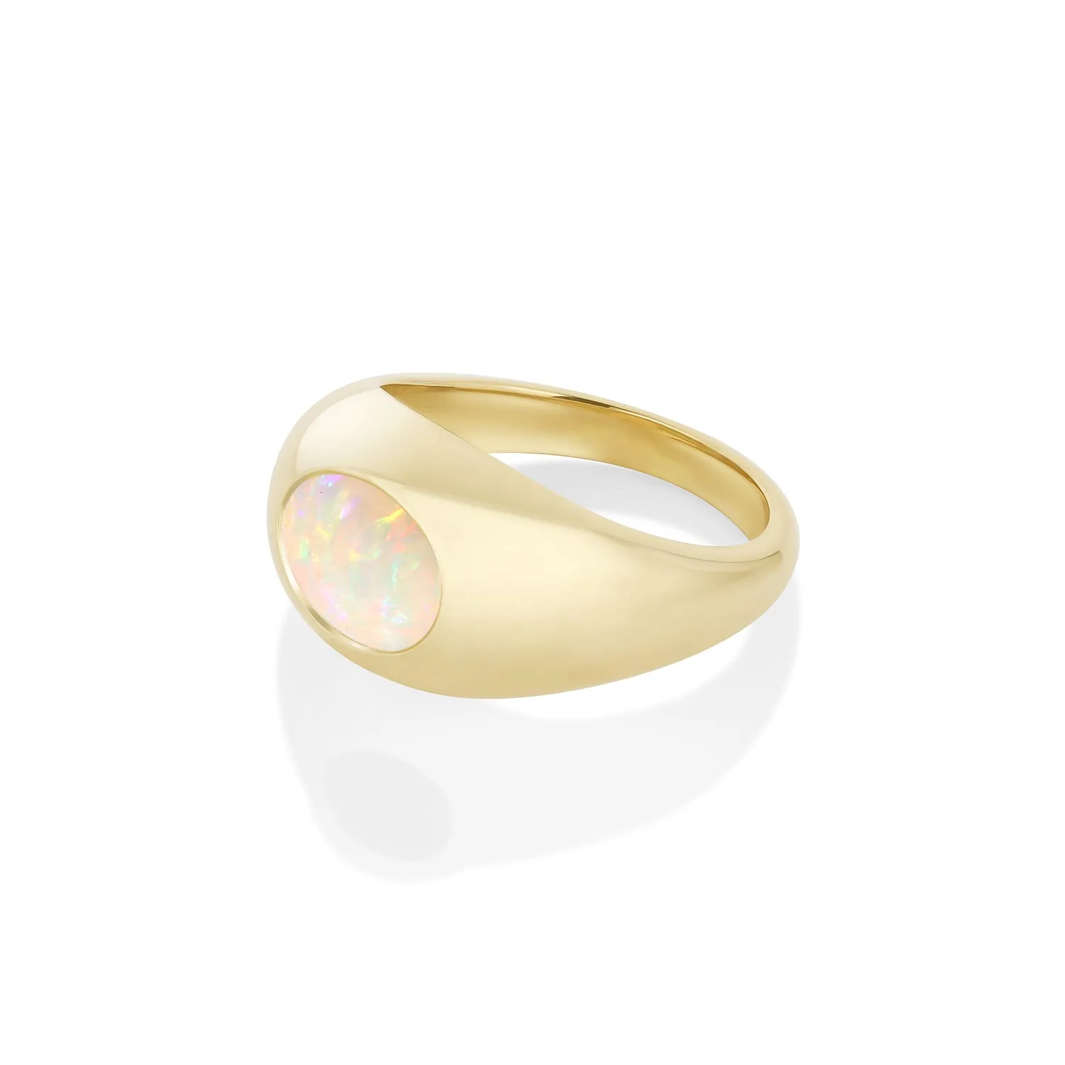 1.30ct Australian Opal Bombe Ring sold by Marrow Fine product image thumbnail 3