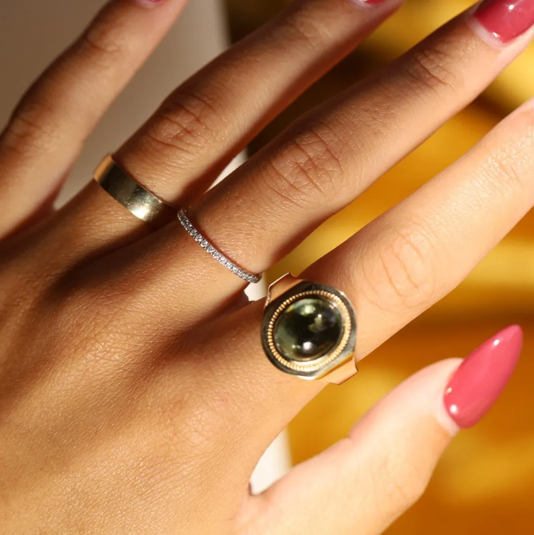 5.06ct Tourmaline Giannis Signet Ring sold by Marrow Fine product image thumbnail 2