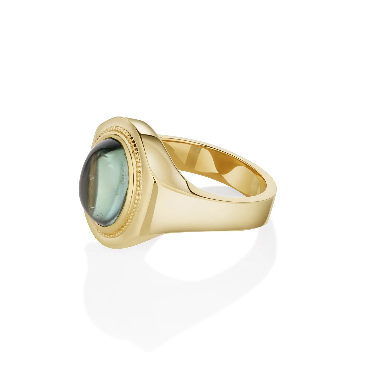 5.06ct Tourmaline Giannis Signet Ring sold by Marrow Fine product image thumbnail 3