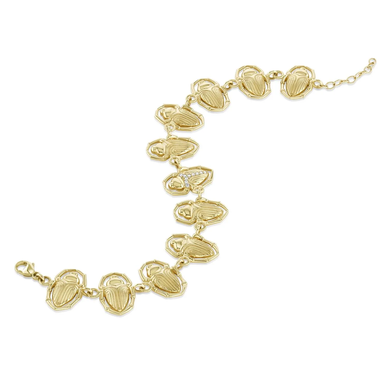 Scarab Protection Bracelet sold by Marrow Fine