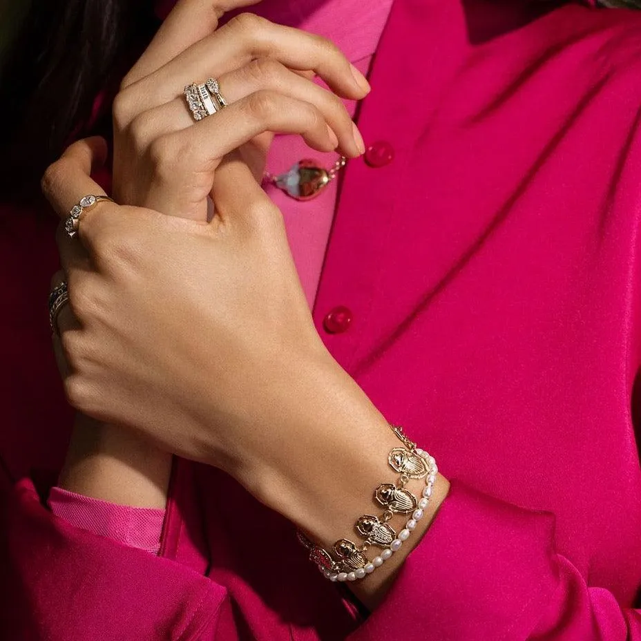 Scarab Protection Bracelet sold by Marrow Fine product image thumbnail 5