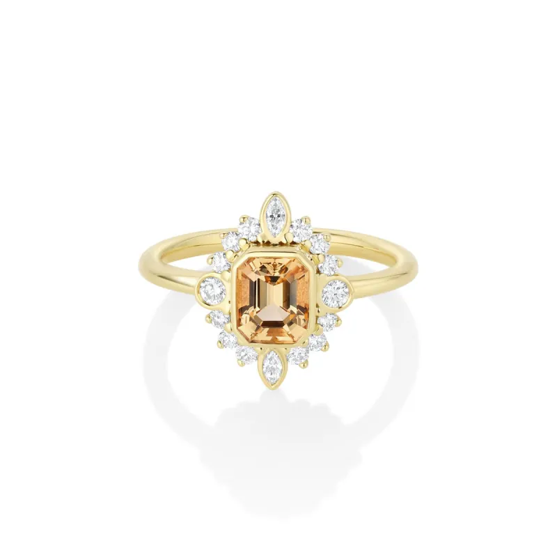 0.93ct Imperial Topaz Scarlette Ring sold by Marrow Fine
