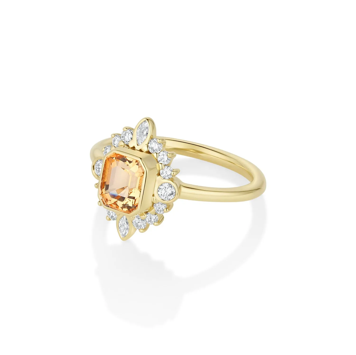 0.93ct Imperial Topaz Scarlette Ring sold by Marrow Fine product image thumbnail 2