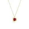 3.47ct Zircon Abstract Bezel Necklace sold by Marrow Fine