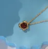3.47ct Zircon Abstract Bezel Necklace sold by Marrow Fine