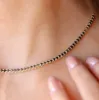 Black Diamond Tennis Necklace sold by Marrow Fine