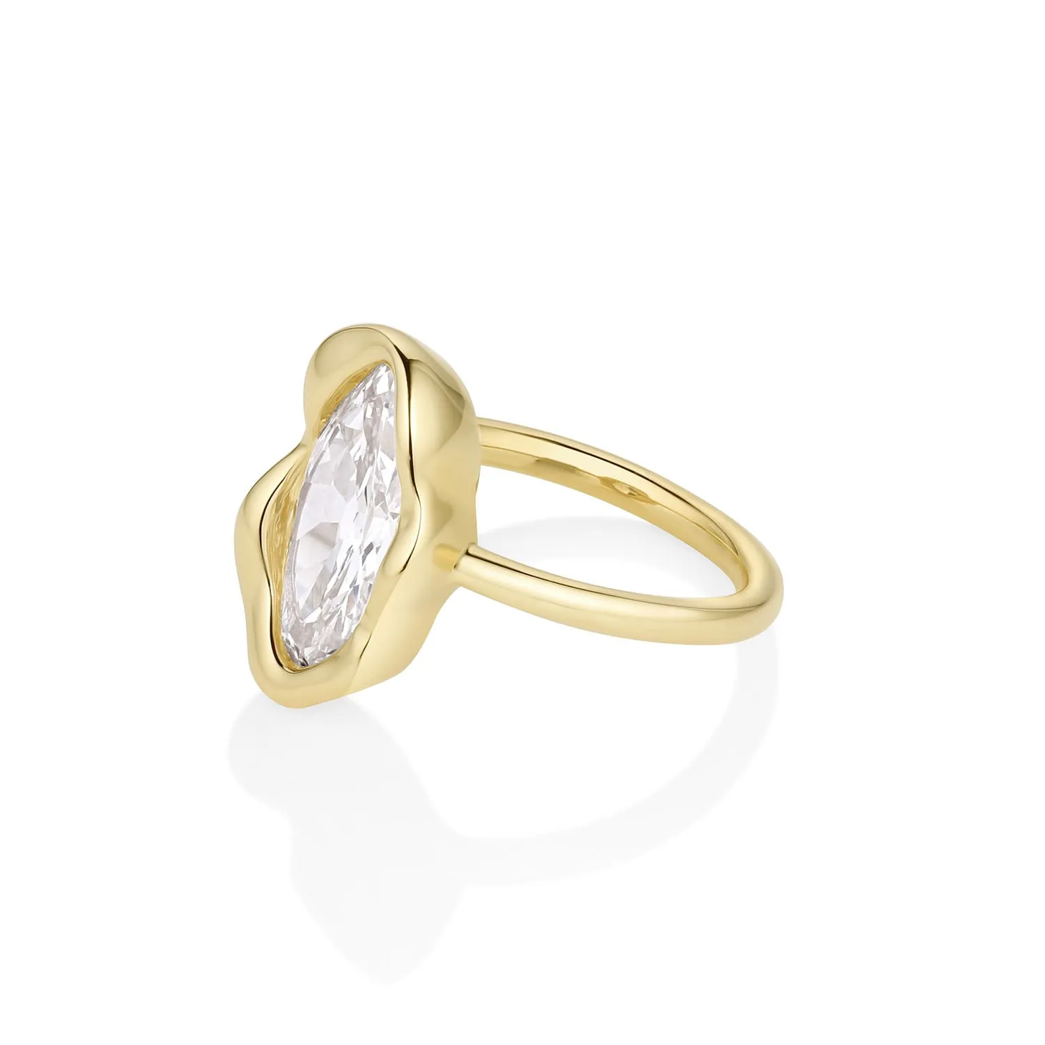 2.16ct Diamond Abstract Bezel Ring sold by Marrow Fine product image thumbnail 2