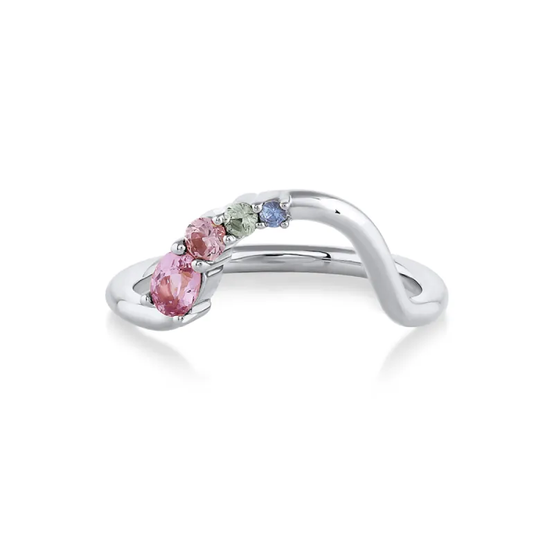 Sri Lankan Sapphire Siren Band sold by Marrow Fine