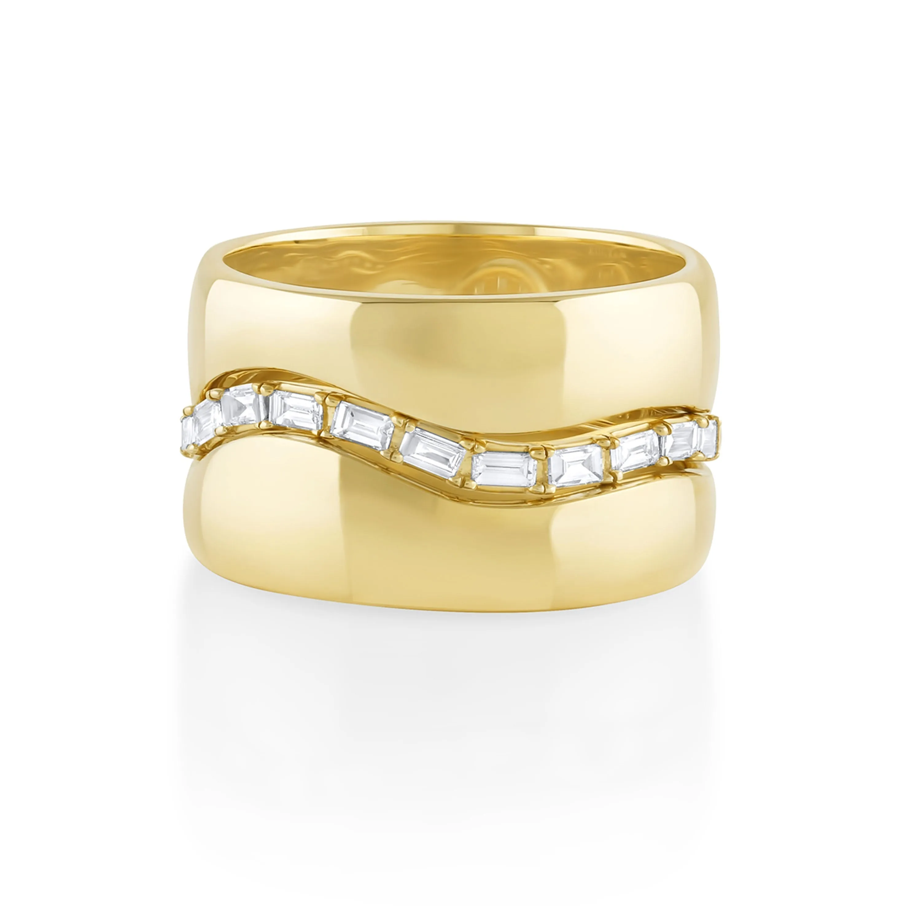 White Diamond Reflection Band sold by Marrow Fine product image thumbnail 4