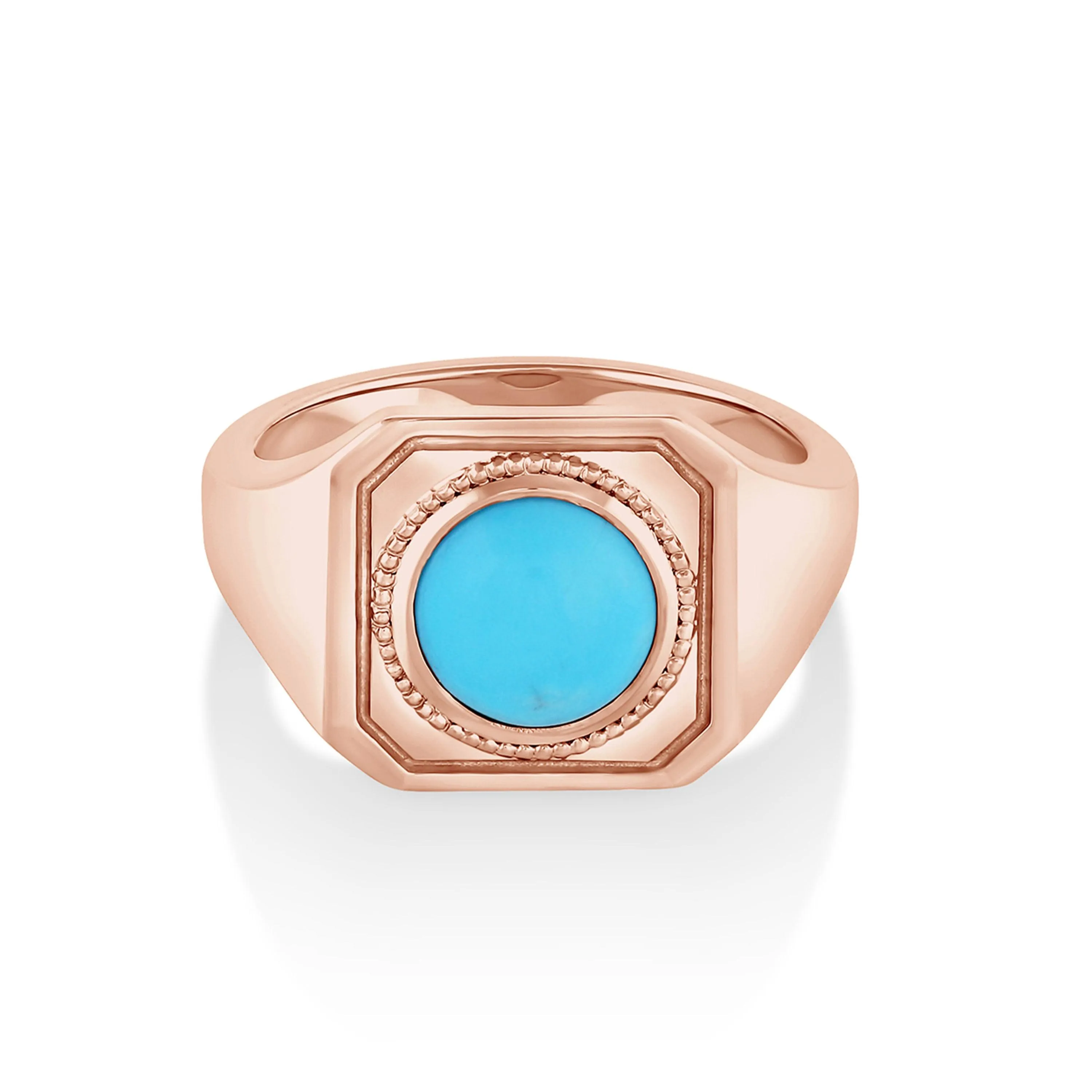 Aegean Turquoise Signet Ring sold by Marrow Fine product image thumbnail 5