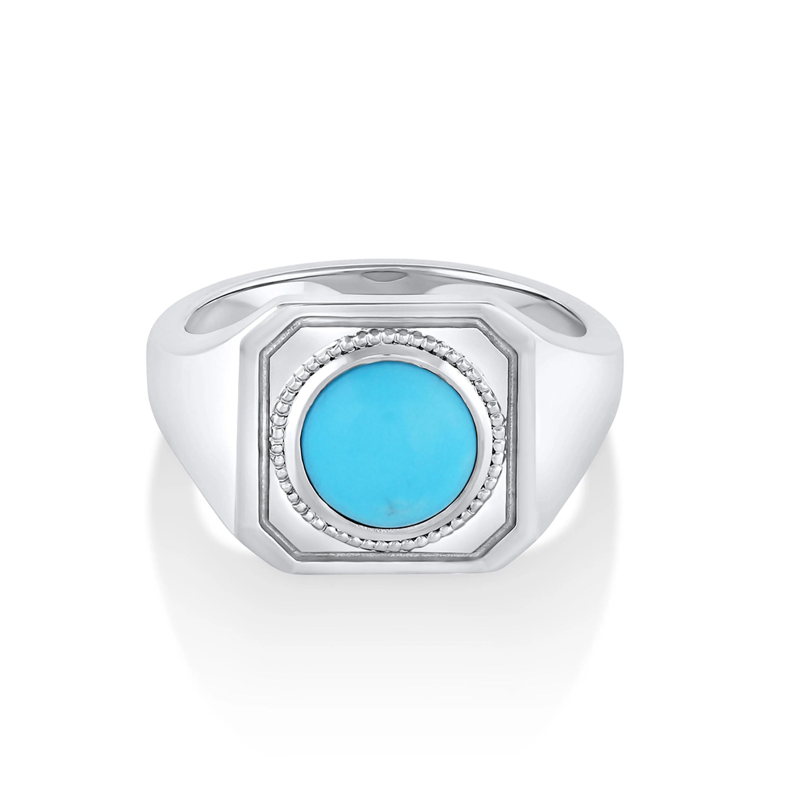 Aegean Turquoise Signet Ring sold by Marrow Fine product image thumbnail 3