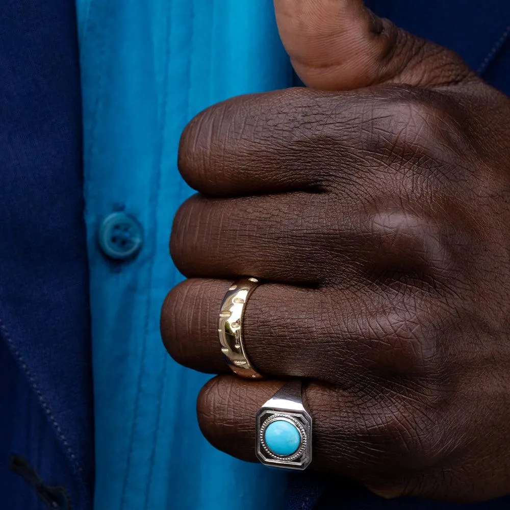 Aegean Turquoise Signet Ring sold by Marrow Fine product image thumbnail 2