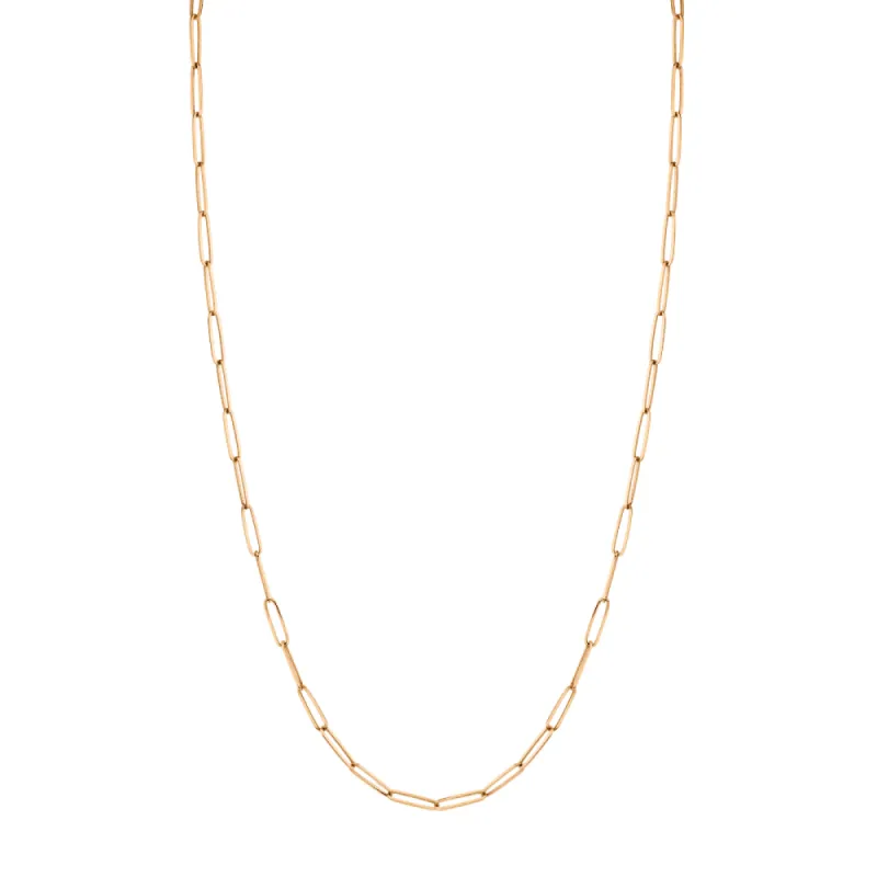 Weightless Paperclip Chain Necklace sold by Marrow Fine