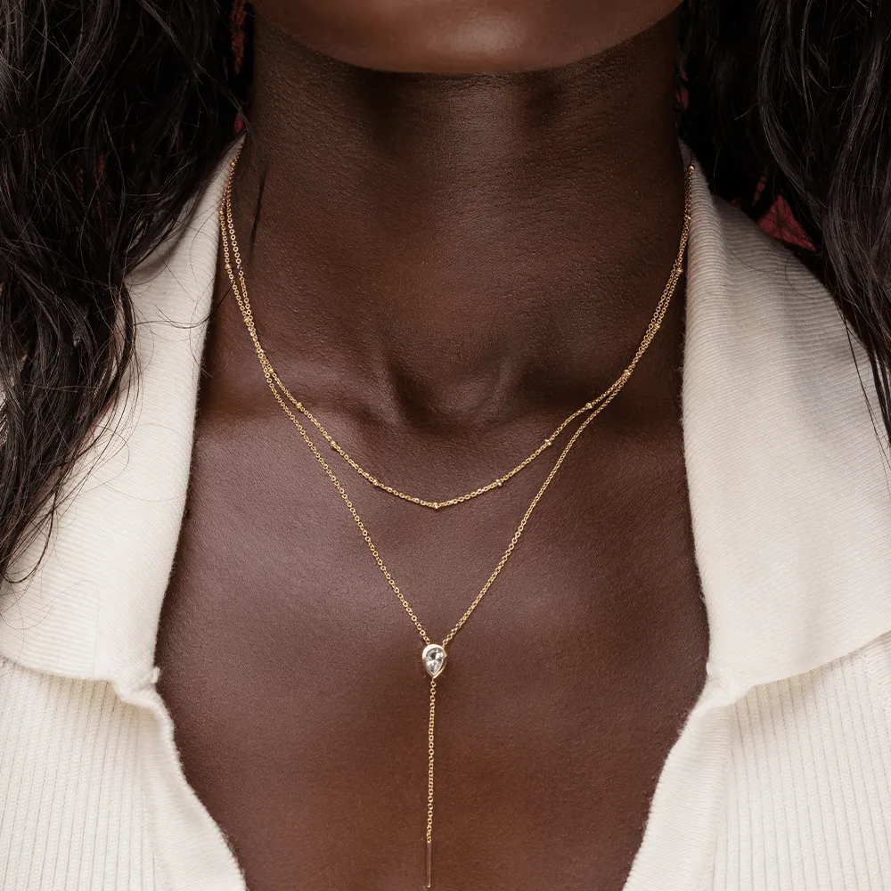 Jasmine Beaded Chain Necklace sold by Marrow Fine product image thumbnail 2