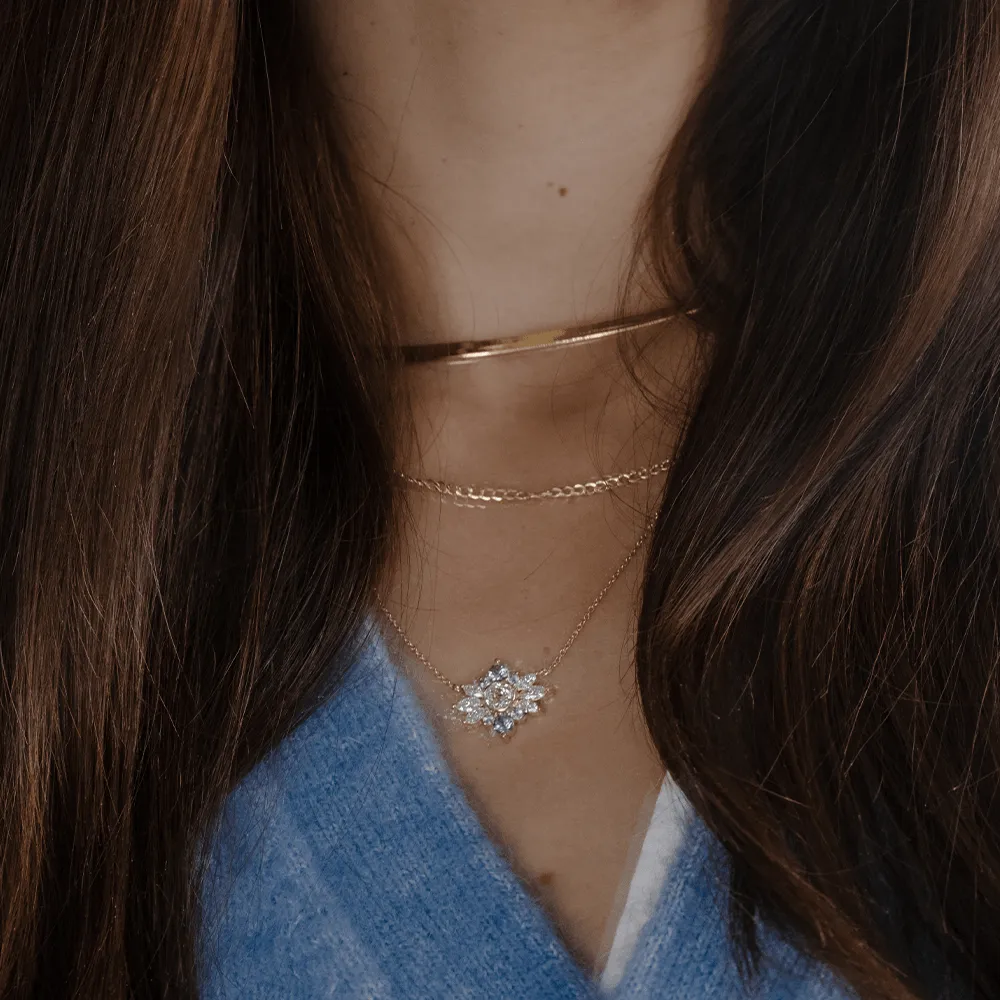 Dainty Cuban Chain Necklace sold by Marrow Fine product image thumbnail 2