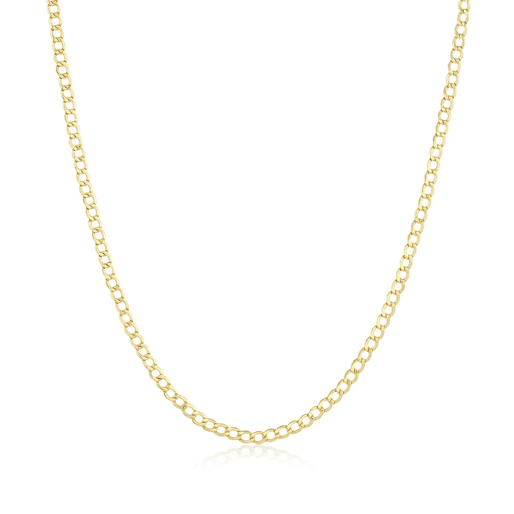 Dainty Cuban Chain Necklace sold by Marrow Fine