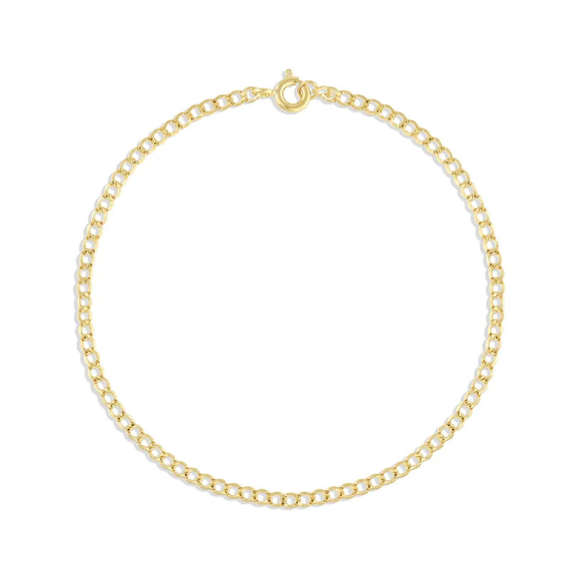 Dainty Cuban Chain Bracelet sold by Marrow Fine