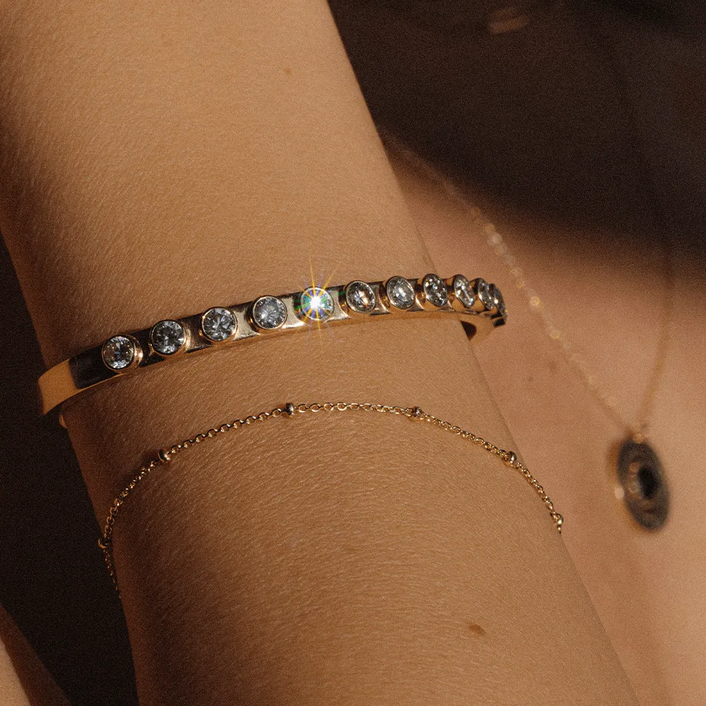 Jasmine Beaded Chain Bracelet sold by Marrow Fine product image thumbnail 2